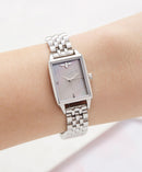 Montre Olivia Burton Bee Hive Grey Mother of Pearl Bracelet, Silver OB16BH03 - PRECIOVS