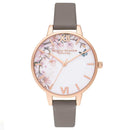 Montre Olivia Burton Pretty Blossom Demi London Grey & Rose Gold OB16EG122 - PRECIOVS