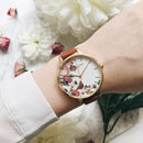 Montre Olivia Burton English Garden Brun Gold OB16ER07 - PRECIOVS