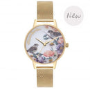 Montre Olivia Burton English Garden Gold Mesh OB16ER12 - PRECIOVS