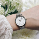Montre Olivia Burton Lace Detail Silver Mesh OB16MV54 - PRECIOVS