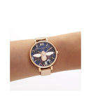 Montre Olivia Burton Big Dial 3D Bee Lapis Lazuli & Rose Gold OB16SP11 - PRECIOVS