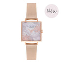 Montre Olivia Burton Abstract Florals Rose Gold Mesh OB16VM18 - PRECIOVS