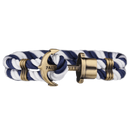 Bracelet Paul Hewitt Ancre PHREP Laiton Nylon Bleu Marine-Blanc - PRECIOVS