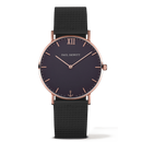 Montre Paul Hewitt Sailor Line Blue Lagoon IP Or Rosé Bande Métallique IP Noir Cadran 39mm PH-SA-R-St-B-5M - PRECIOVS