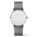 Montre Paul Hewitt Sailor Line White Sand Acier Inoxydable Perlon Strap Gris Cadran 39mm PH-SA-S-ST-W-18S - PRECIOVS