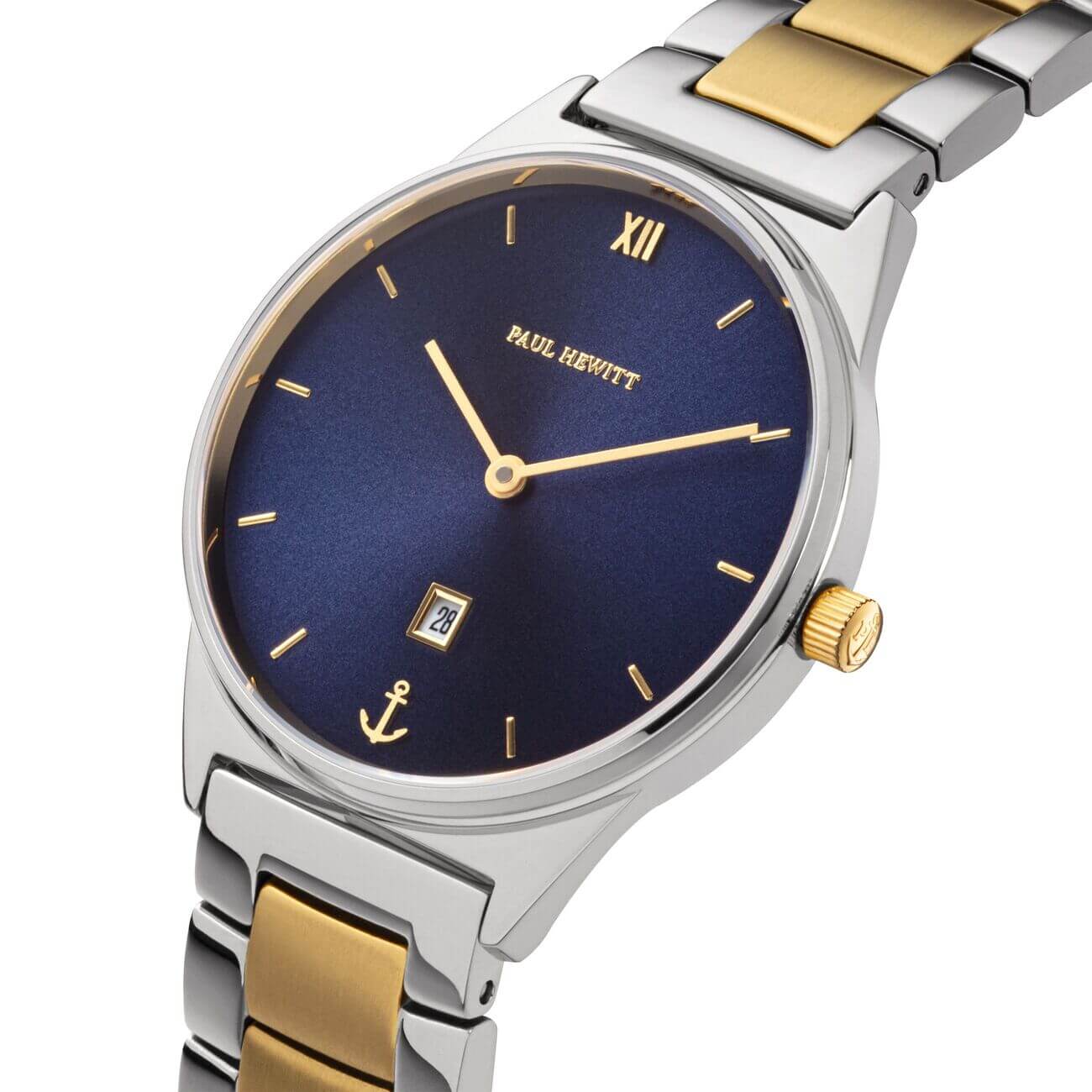 Montre Paul Hewitt Praia Deep Ocean Or/Argent Métallique - PRECIOVS
