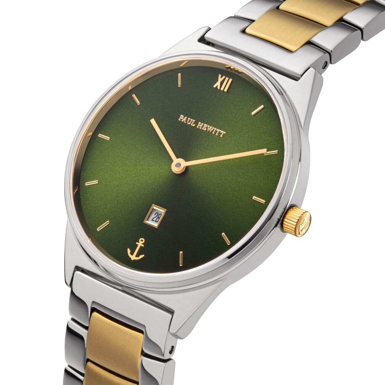 Montre Paul Hewitt Praia Emerald Or/Argent Métallique - PRECIOVS