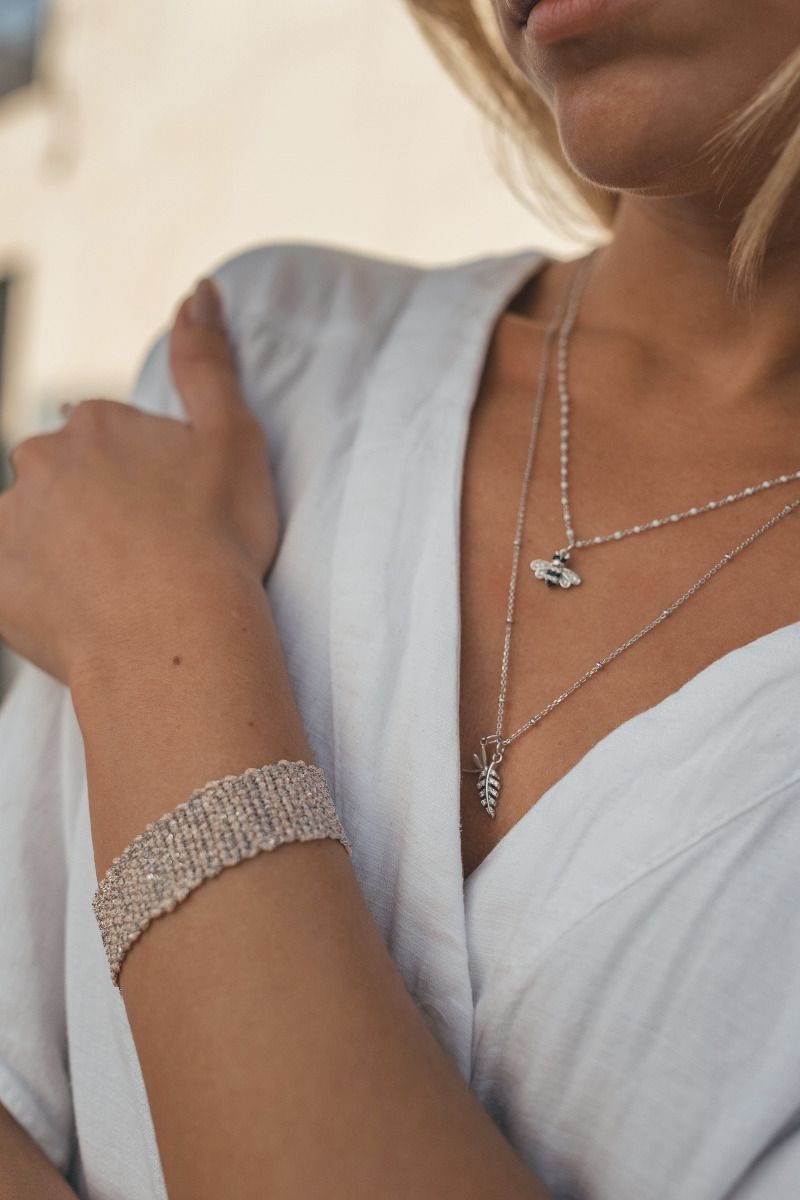 Pendentif I.Ma.Gi.N Jewels Charm bee Argent - PRECIOVS