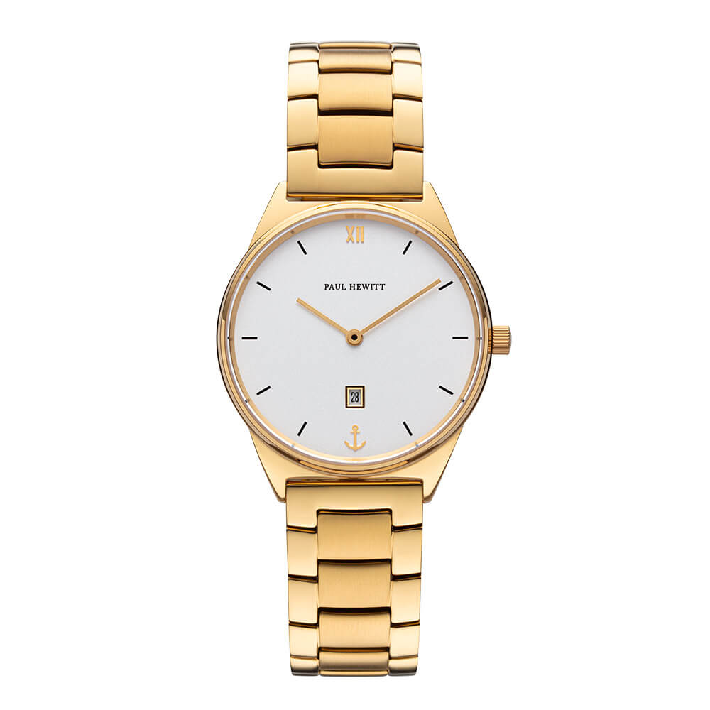 Montre Paul Hewitt Praia White Sand Or Métallique - PRECIOVS