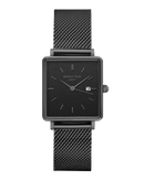 Montre Rosefield THE BOXY Noir Noir QBMB-Q04 - PRECIOVS