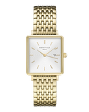 Montre Rosefield THE BOXY Blanc Sunray Or Jaune QWSG-Q09 - PRECIOVS