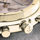 Montre Kapten & Son Rise Small Light Gold Cream Steel - PRECIOVS