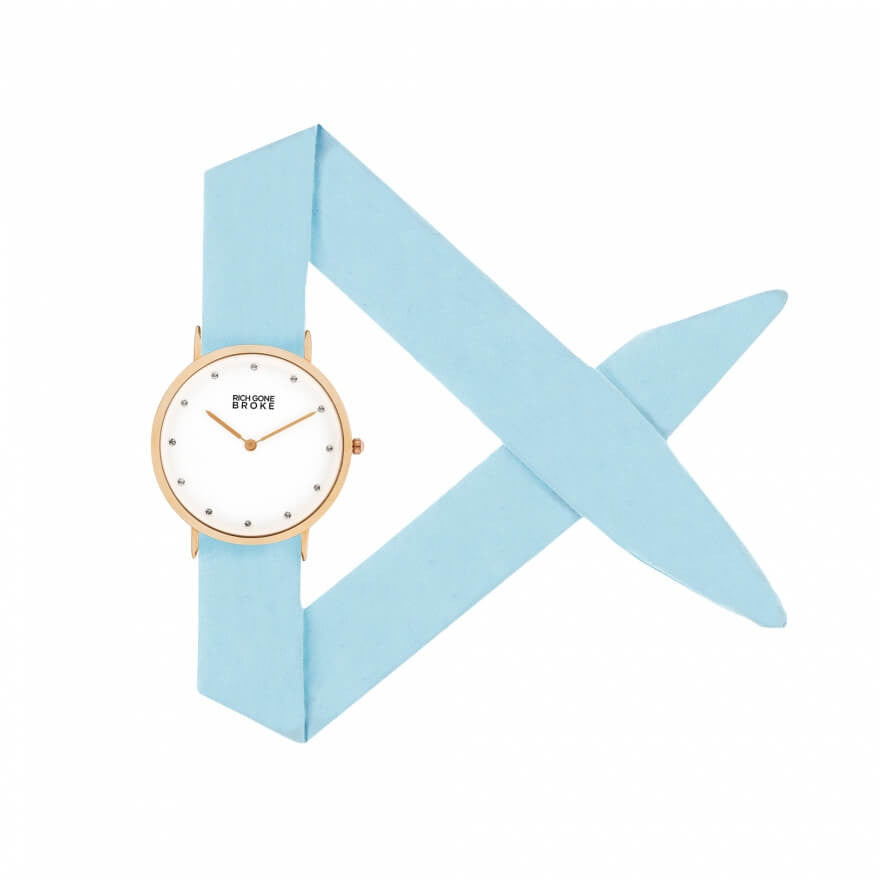 Montre RICH GONE BROKE Rose Gold Marcel Diamond Saint Tropez - PRECIOVS