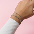 Bracelet Oozoo Jewellery argent avec charm fleur SB-1021 - PRECIOVS