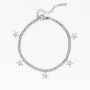 Bracelet Oozoo Jewellery argent avec étoiles SB-1015 - PRECIOVS