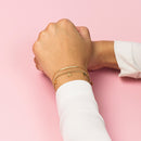 Bracelet Oozoo Jewellery or avec strass SB-1028 - PRECIOVS