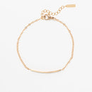 Bracelet Oozoo Jewellery or rose avec strass SB-1029 - PRECIOVS