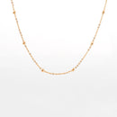Collier Oozoo Jewellery or rose avec boules SN-2002 - PRECIOVS