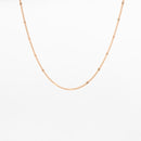 Collier Oozoo Jewellery or rose avec détails classiques SN-2005 - PRECIOVS