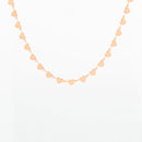 Collier Oozoo Jewellery or rose avec coeurs SN-2014 - PRECIOVS