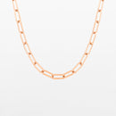 Collier Oozoo Jewellery or rose avec grosses mailles SN-2017 - PRECIOVS