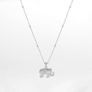 Collier Oozoo Jewellery argent avec charm éléphant SN-2024 - PRECIOVS