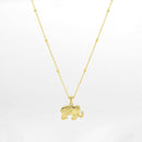 Collier Oozoo Jewellery or avec charm éléphant SN-2025 - PRECIOVS