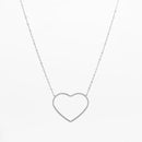 Collier Oozoo Jewellery argent avec coeur SN-2027 - PRECIOVS