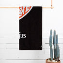 Serviette de plage Slowtide The Beatles All You Need Is Love en coton durable - PRECIOVS