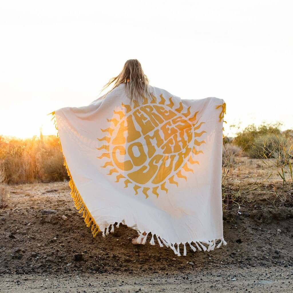 Couverture de plage "Turque" Slowtide The Beatles Here Comes The Sun - PRECIOVS