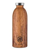 Bouteille réutilisable 24Bottles Clima Bottle Sequoia Wood 850ml - PRECIOVS