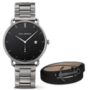 Coffret Paul Hewitt Perfect Match avec montre Grand Atlantic Line Black Sea et bracelet NORTH BOUND - PRECIOVS