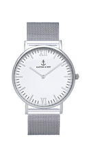 Montre Kapten & Son Silver Mesh - PRECIOVS