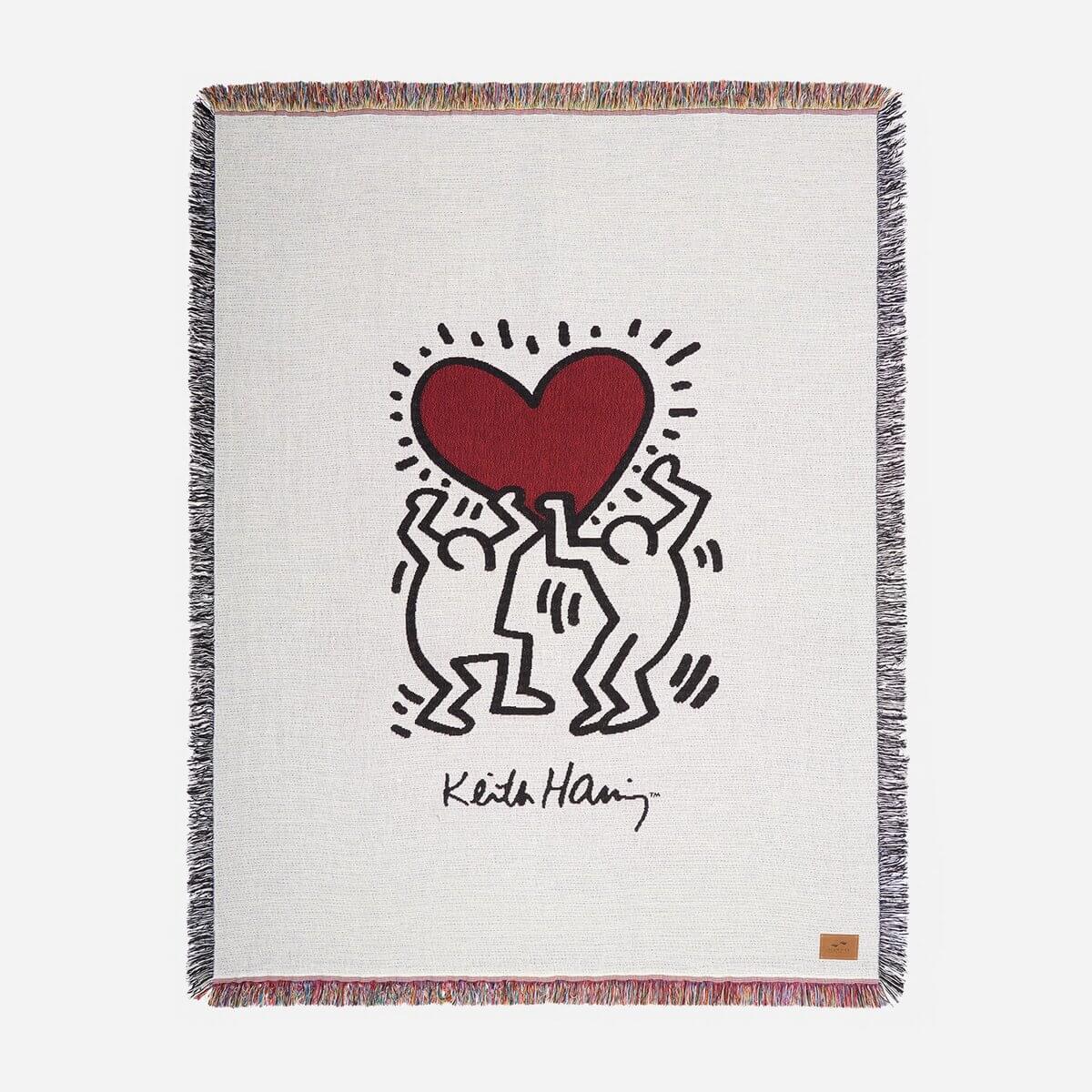 Couverture Slowtide x Keith Haring Rise Up Tapestry - PRECIOVS