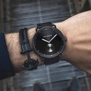Montre Paul Hewitt Breakwater Line Black Sunray IP Noir/Gun Metal Bande Métallique - PRECIOVS