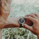 Montre Paul Hewitt Tide Runner Pure Black Neon Gelb Silber Metall - PRECIOVS