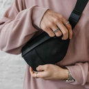 Sac banane Kapten & Son Sveg All Black - PRECIOVS