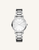 Montre Rosefield The TRIBECA Blanc Sunray Acier Argent T62 - PRECIOVS
