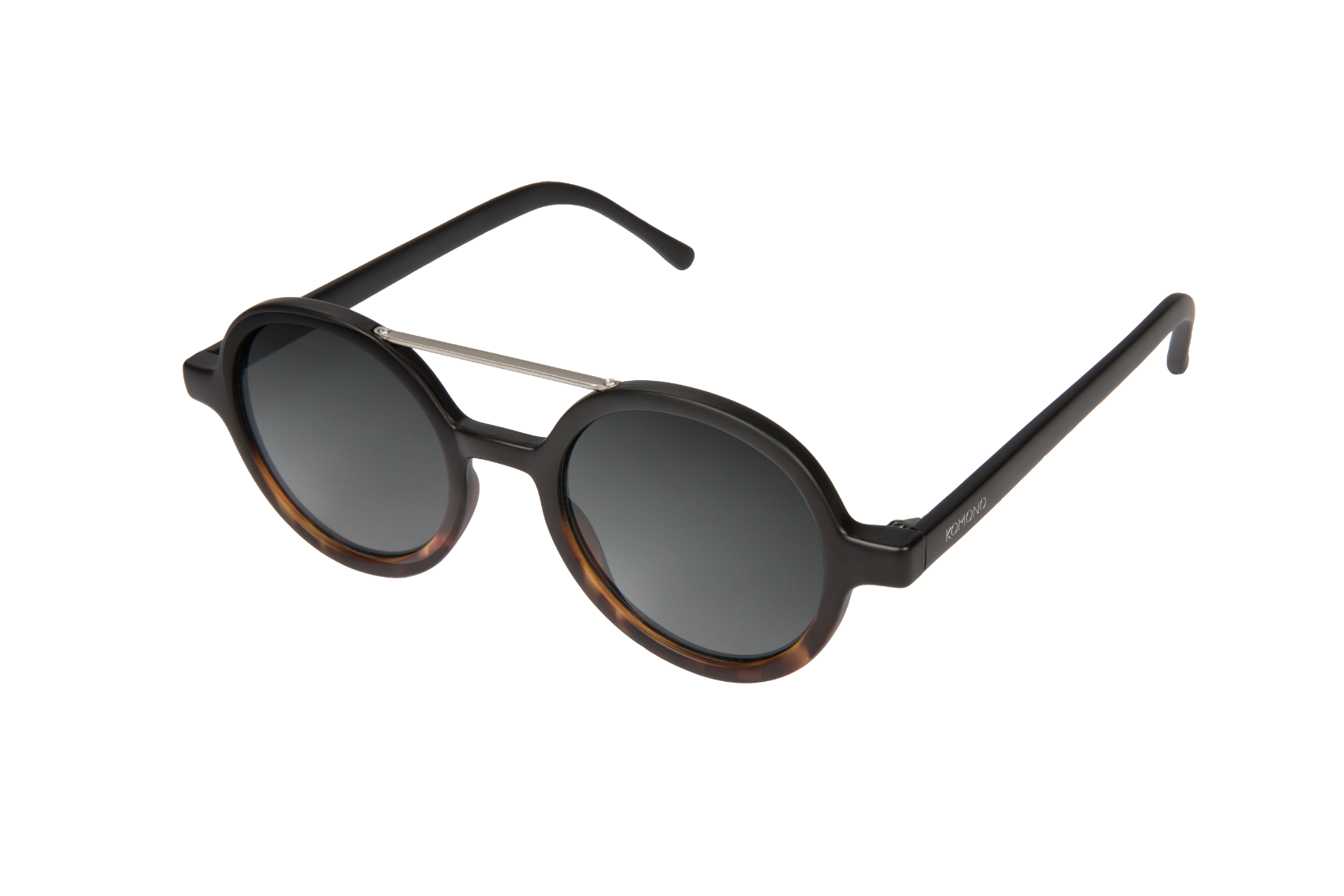 Lunettes de Soleil Komono VIVIEN MATTE BLACK/TORTOISE KOM-S2126 - PRECIOVS