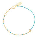 Bracelet I.Ma.Gi.N Jewels Br enamel duo turquoise Or Jaune - PRECIOVS
