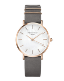 Montre Rosefield THE WEST VILLAGE Elephant Grey Rosegold WEGR-W75 - PRECIOVS