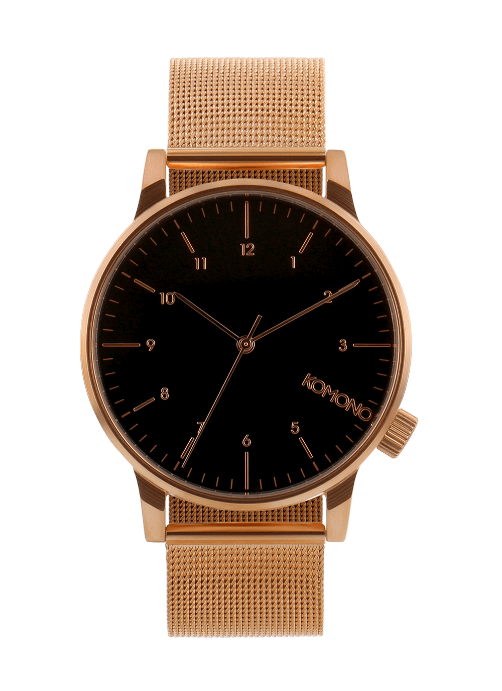 Montre Komono WINSTON ROYALE ROSE GOLD-BLACK KOM-W2354 - PRECIOVS