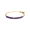 Bracelet Didyma par Gemini Xanthi Violet en pierres naturelles améthystes - PRECIOVS