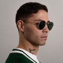 Lunettes de Soleil Kapten & Son London Large Gold Green - PRECIOVS