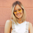 Lunettes de Soleil Kapten & Son Berkeley Transparent Lemon - PRECIOVS