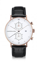 Montre Kapten & Son Chrono Black Croco - PRECIOVS