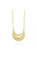 Collier PRECIOVS Essentials motif lune argent doré jaune - PRECIOVS