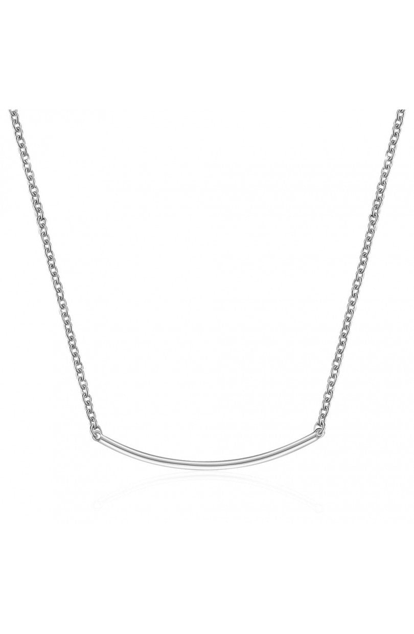 Collier PRECIOVS Essentials avec tube plat argent - PRECIOVS