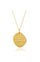 Collier PRECIOVS Essentials avec pendentif motif ethnique argent doré jaune - PRECIOVS